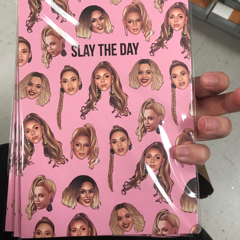 Beyoncé notebook
